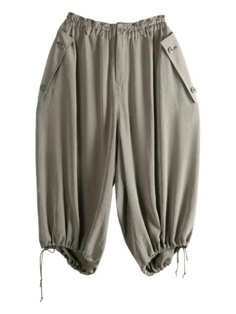 Y's drawstring-hem trousers