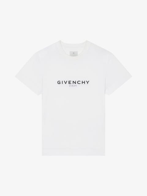 Givenchy GIVENCHY REVERSE SLIM FIT T-SHIRT IN COTTON