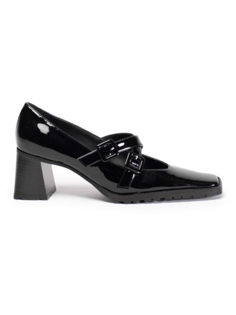 Elleme Mary Jane X-Strap Heeled Loafers
