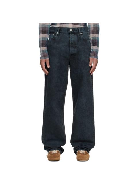 Dries Van Noten Navy Loose-Fit Jeans