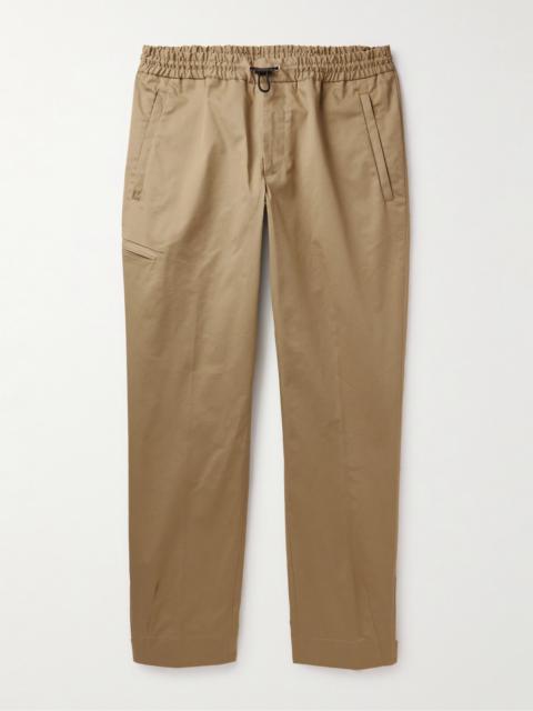 Moncler Tapered Cotton-Blend Gabardine Trousers