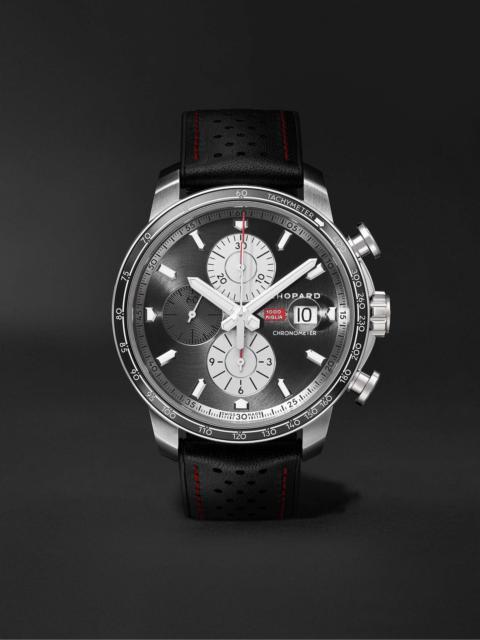 Mille Miglia 2021 Race Edition Limited Edition Automatic Chronograph 44mm Stainless Steel and Leathe