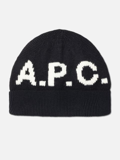 A.P.C. LOGO BEANIE