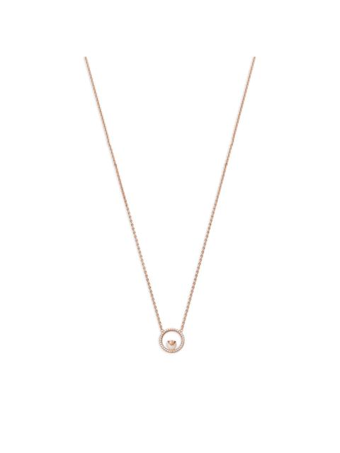 EMPORIO ARMANI circle-pendant necklace