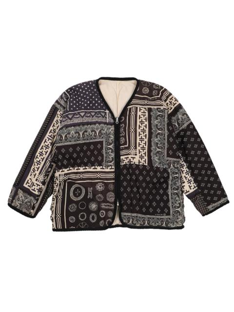 visvim KIMONO LINER JKT (S) BANDANA P.W. BLACK