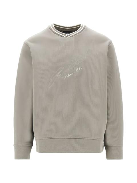 EMPORIO ARMANI signature V-neck sweatshirt
