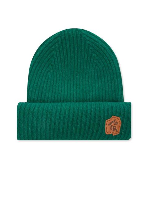 ADER error RIBBED KNIT BEANIE - GREEN