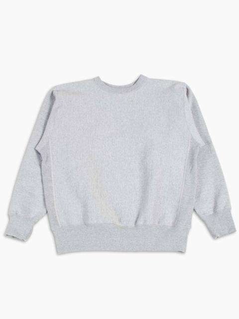 The Real McCoys MC20114 Heavyweight Crewneck Sweatshirt Medium Grey