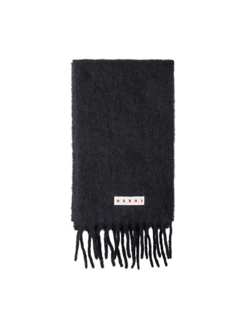 Marni fringed wool scarf