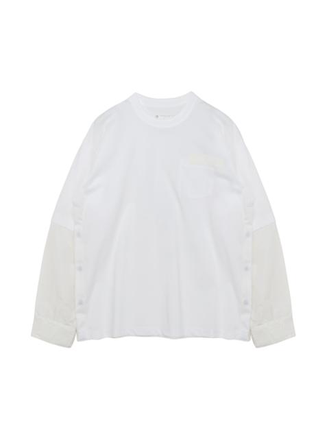 sacai Cotton Jersey L/S T-Shirt