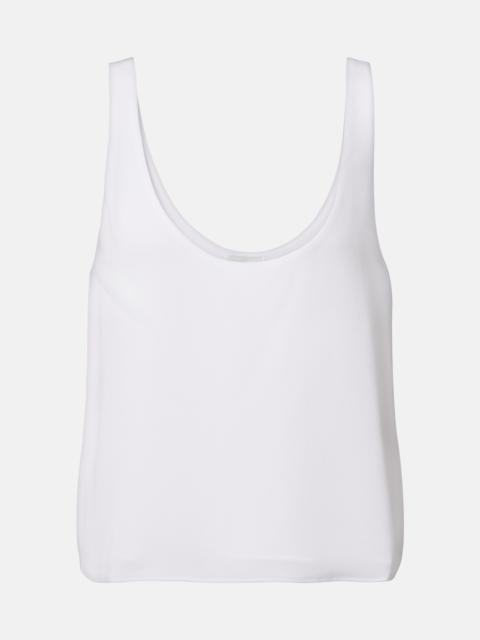 LESET Ari crêpe tank top