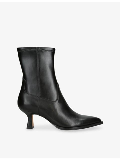 dolce vita Arya Leather Heeled Ankle Boots
