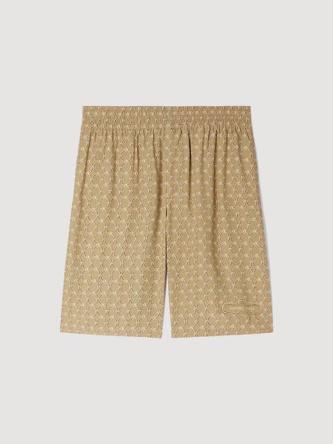 Sandro LINK PRINT FLOWY SHORTS