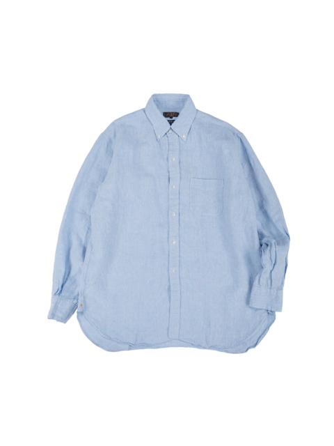 BEAMS PLUS B.D. Classic Fit Linen Chambray Blue