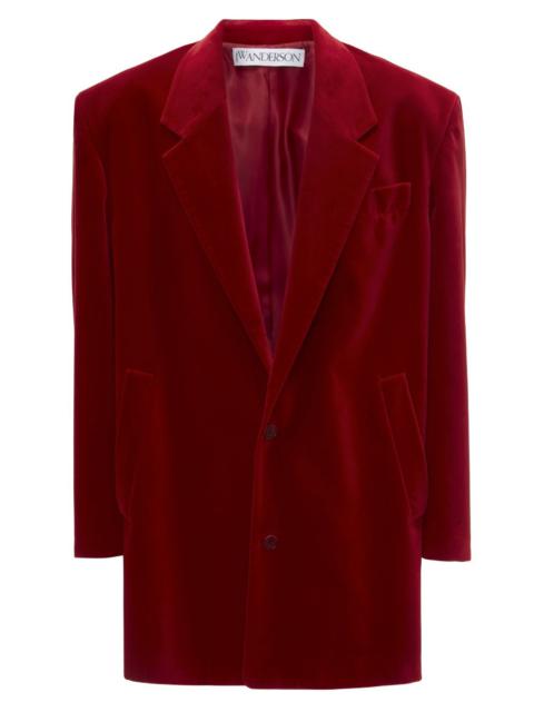 JW Anderson OVERSIZED VELVET BLAZER