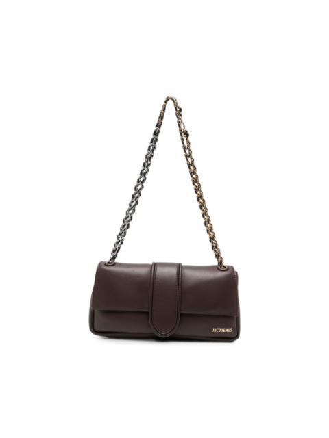 JACQUEMUS logo-plaque chain-link shoulder bag