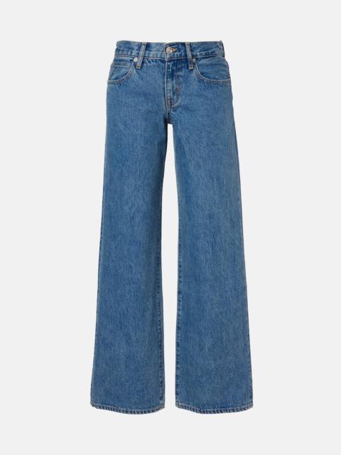 SLVRLAKE Lexi low-rise wide-leg jeans