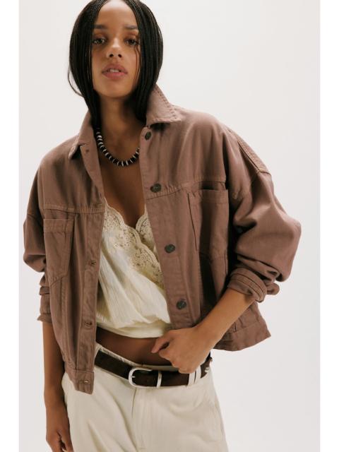 FREE PEOPLE We The Free Opal Swing Denim Jacket