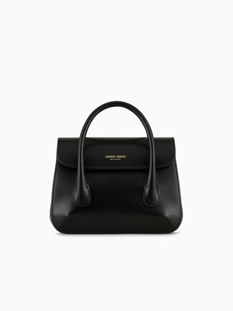 GIORGIO ARMANI MINI PALMELLATO LEATHER LA PRIMA HANDBAG