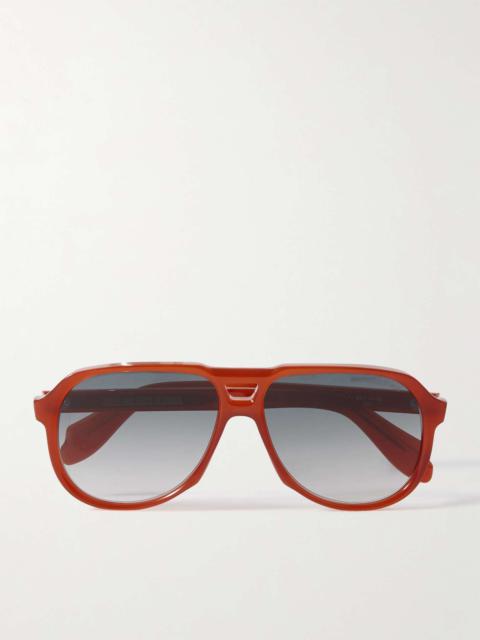 CUTLER AND GROSS 9782 Aviator-Style Acetate Sunglasses