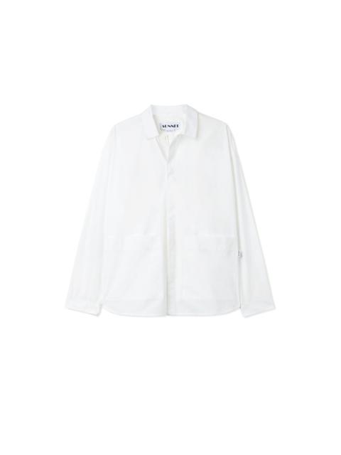 SUNNEI WHITE 'EVERYDAY I WEAR SUNNEI' OVER SHIRT