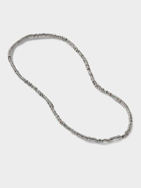 JOHN HARDY John Hardy Sterling Silver Heishi Necklace