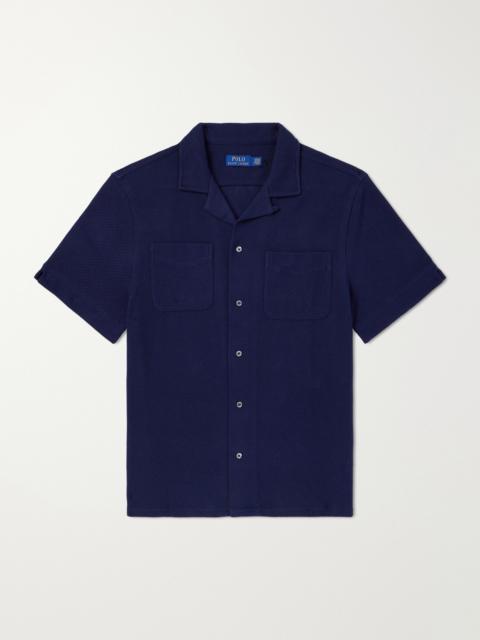 Polo Ralph Lauren Pointelle Cotton-Knitted Polo Shirt