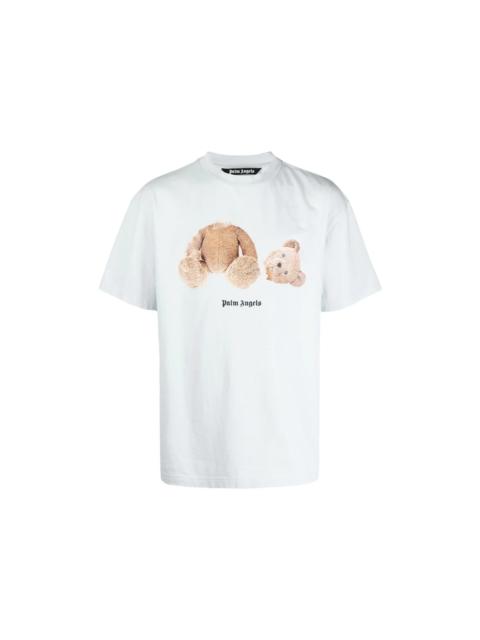 Palm Angels Palm Angels Teddy Bear Logo T-shirt Illusion Blue
