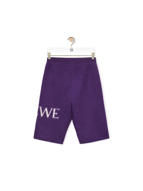 Loewe LOEWE cycling shorts in wool