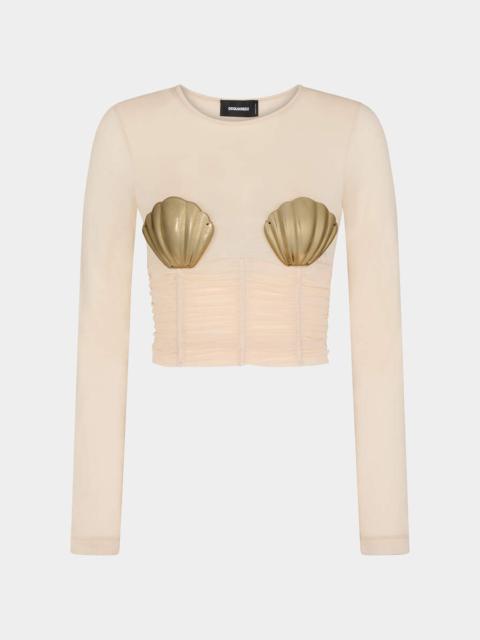 DSQUARED2 SHELLS JERSEY TOP