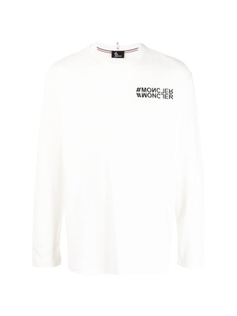 Moncler Grenoble logo-embossed long-sleeved T-shirt