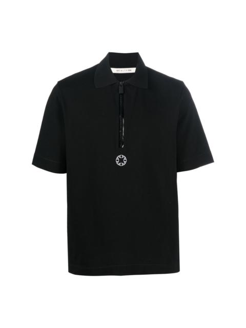logo-print shortsleeved polo shirt