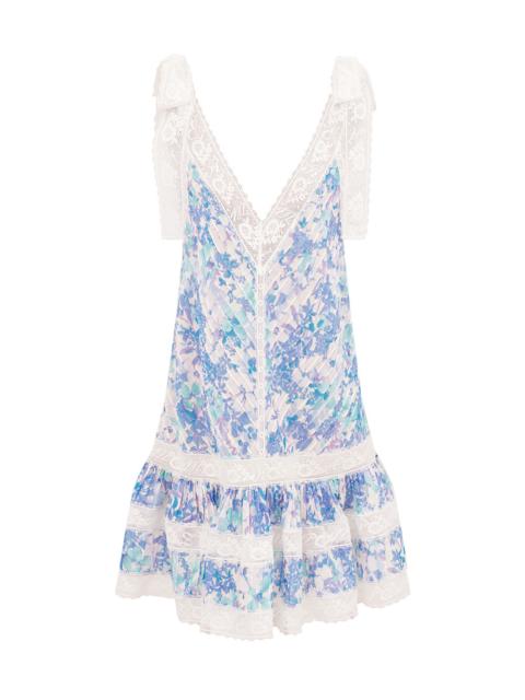 Zimmermann SOLSTICE LANTERN MINI DRESS