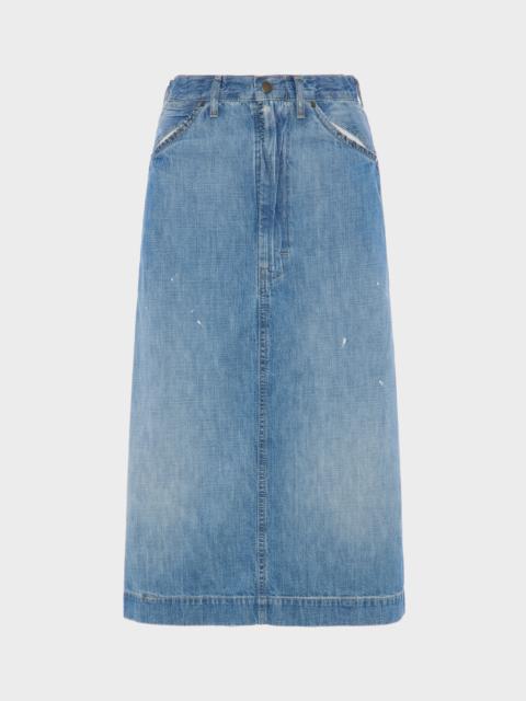 Maison Margiela Denim midi skirt