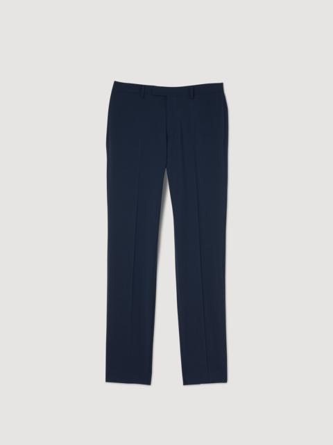 Sandro VIRGIN WOOL SUIT TROUSERS