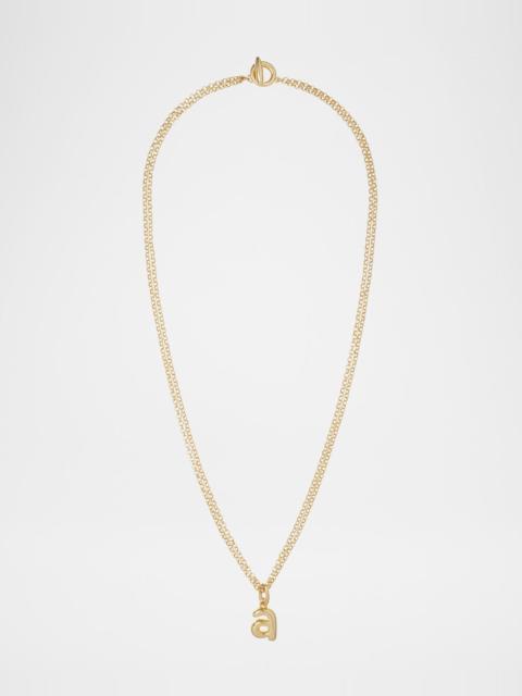 ROXANNE ASSOULIN The Puffy Initial Necklace