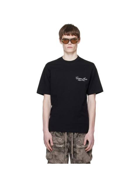 AMIRI Black 'Chateau' Script T-shirt