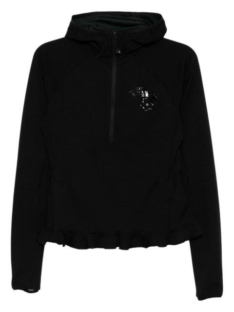 CECILIE BAHNSEN ruffled zip top