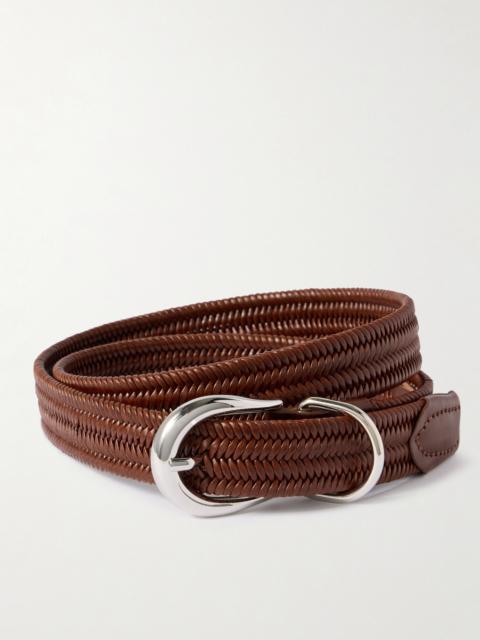 DÉHANCHE Hollyhock Braided Leather Belt