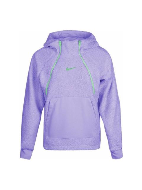 (WMNS) Nike Sportswear Zipper Sports hooded Pullover Jacket Purple DC5141-531