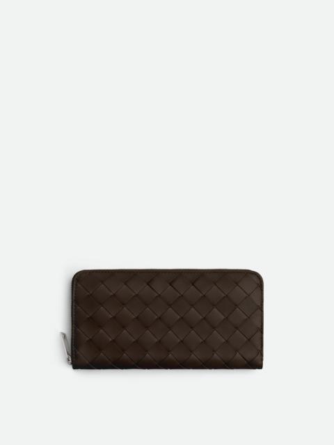 Bottega Veneta Intrecciato Zip Around Wallet