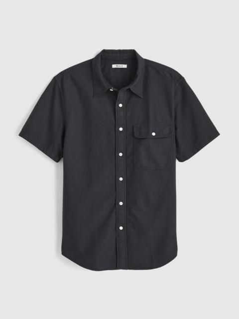 Madewell Short-Sleeve Single-Pocket Shirt in Allday Oxford