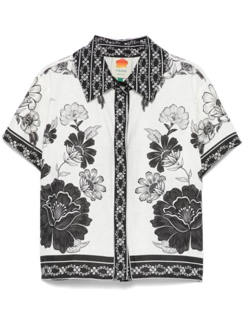 FARM RIO flora-print shirt