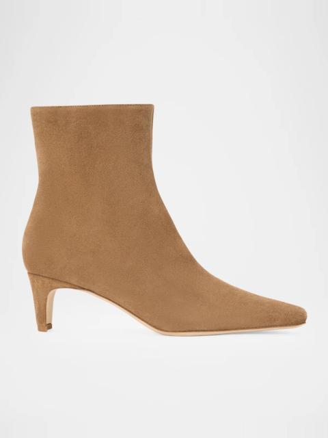 STAUD Wally Leather Ankle Boots