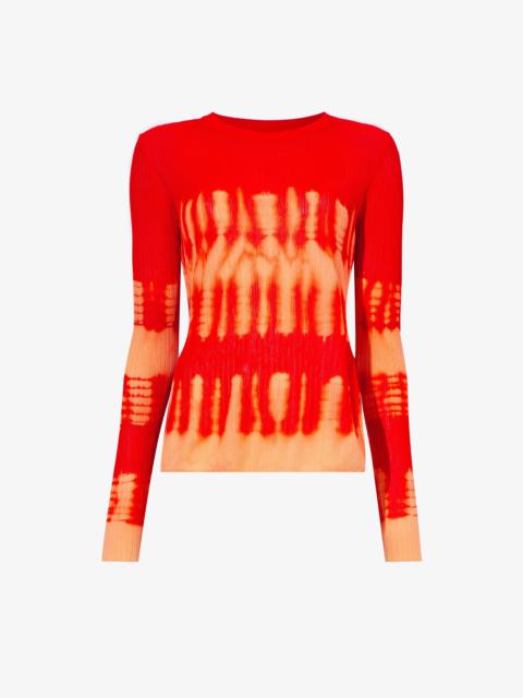 Proenza Schouler Viscose Knit Tie Dye Top