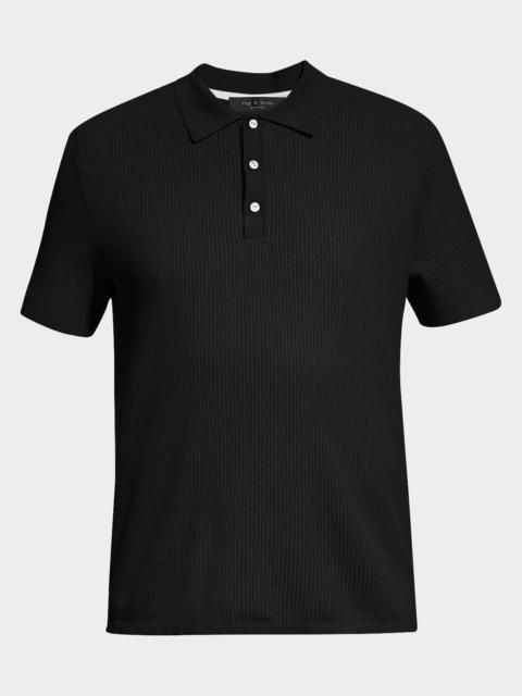 rag & bone Men's Harvey Knit Polo Shirt