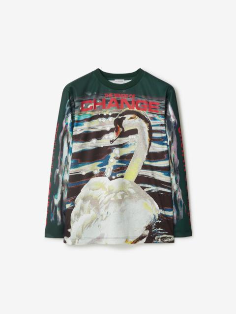 Burberry Swan Print Top