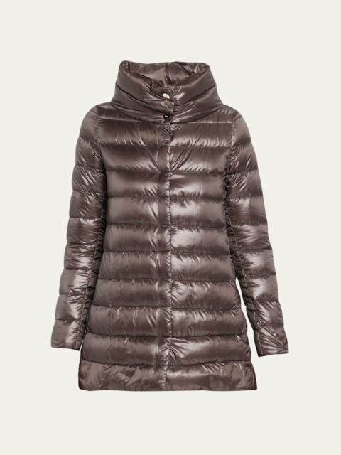 Herno Amelia Ultra-Light A-Line Down Jacket