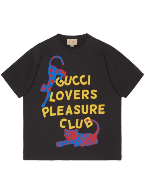 GUCCI graphic-print cotton T-shirt