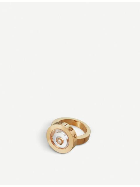 Chopard Happy spirit 18ct rose and white-gold diamond ring